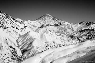 2008-Damavand from Dizin peak
