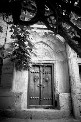 2008-Traditional Wooden Door - Abyaneh - Kashan