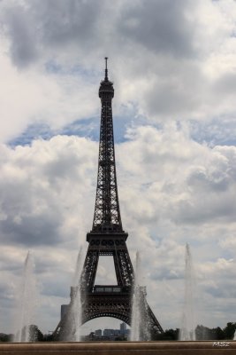 Eiffel Tower from Trocadro Gardens 