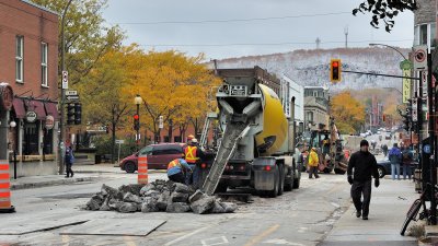 Les derniers travaux avant la neige