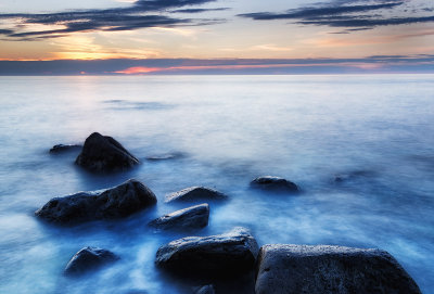 Greenland Sea - Midnight Sunset