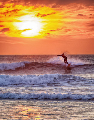 Doonbeg Sunset Surfer 