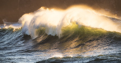 Atlantic Waves at Dusk