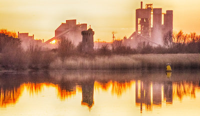 Cement Works Sunset