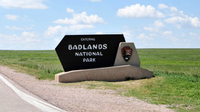 Badlands entrance