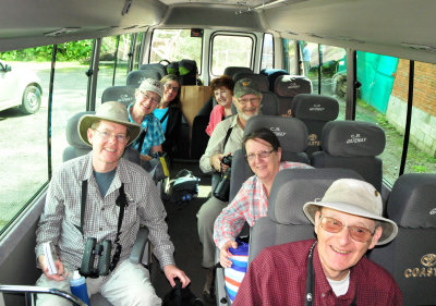 Group in the bus