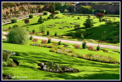  Ireland - Co.Galway - Kylemore Abbey - Victorian Walled Garden. 