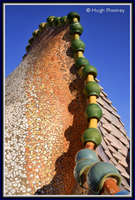 Barcelona - Casa Batllo by Gaudi - Roof Terrace -