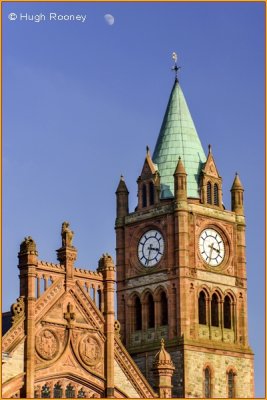 Ireland - Co.Derry - Derry - Guildhall - Clock Tower.