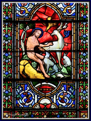 Ireland - Dublin - Christchurch Cathedral - Stained glass window