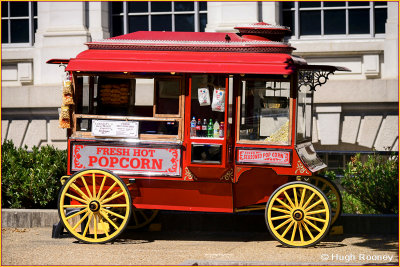 USA - Washington DC - National Mall - Popcorn cart 