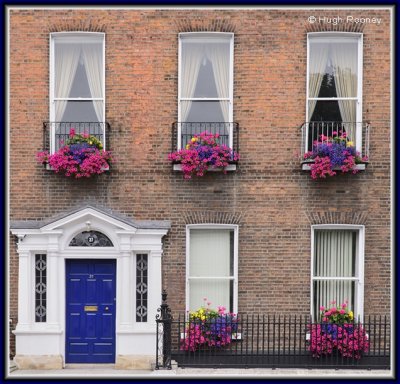 Ireland - Dublin - Georgian Doorway in Parnell Square. 