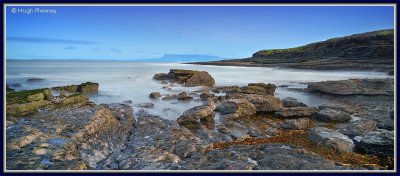 Ireland - Co.Sligo - Dunmoran shoreline with Ben Bulben in the background 