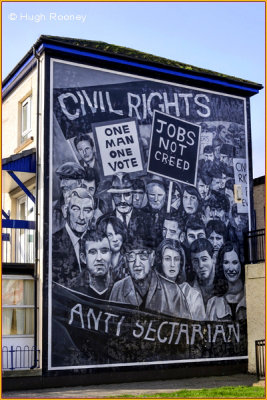  Ireland - Derry - The Bogside - The Peoples Gallery - Civil Rights 