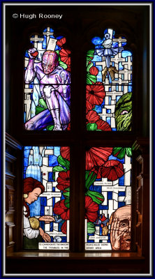  Ireland - Derry - Guild Hall - Bloody Sunday Memorial window. 