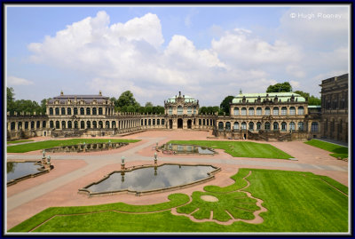 Dresden - Zwinger Palace - General view. 