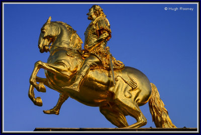 Dresden - The Goldener Reiter or  Golden Rider - Augustus the Strong 