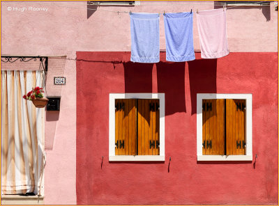  Venice - Burano Island - Colourful house facade 