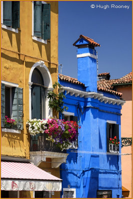  Venice - Burano Island - Colourful housing facades on Fondamenta di Cavanella 
