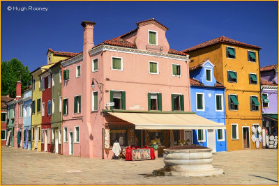  Venice - Burano Island - Piazza Baldassarre Galuppi - Lace shops 