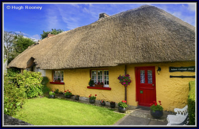 Ireland - Co.Limerick - Adare - Thatched cottage in the village 