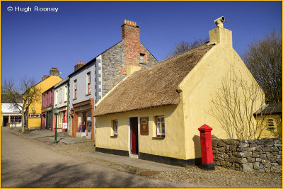  Ireland - Co.Clare - Bunratty Folk Park - The Village Street. 