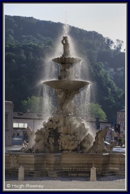 Austria - Salzburg - Residenzbrunnen - The Residenz Fountain 