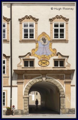   Austria - Salzburg - St Peters Abbey entrance 