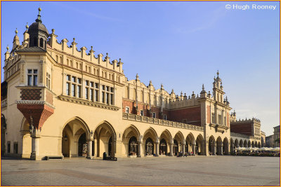  Krakow - Rynek Glowny with the Cloth Hall or Sukiennice - West Side 