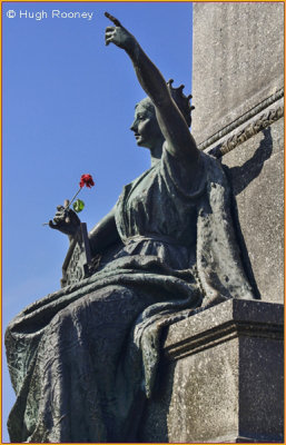   Krakow -  Statue of the poet Adam Mickiewicz in Rynek Glowny 