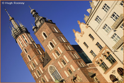  Krakow - St Marys Church in Rynek Glowny 