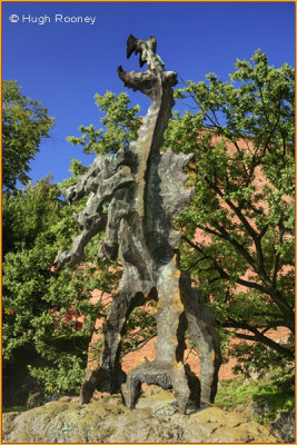  Krakow - Wawel Hill - Statue of the Wawel Dragon