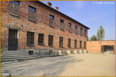  Poland - Auschwicz Concentration Camp - Block 11 known as The Death Block. 