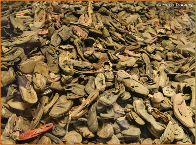  Poland - Auschwicz Concentration Camp - Victims shoes 