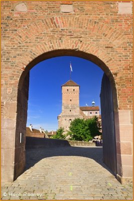  Germany - Nuremberg -  Kaiserburg - Imperial Castle - Entrance Gate 
