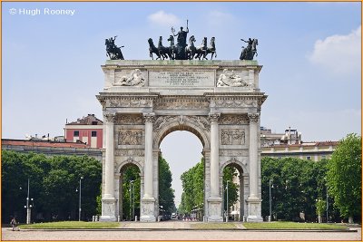   Italy - Milan - Arco della Pace. 