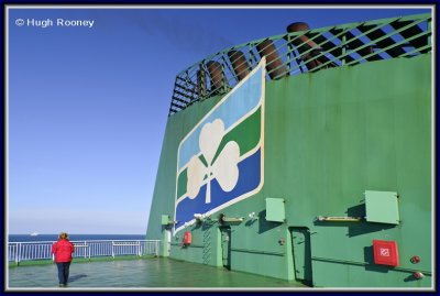   Ireland - Irish Ferries ferry on the Irish Sea 