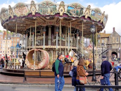 Does every town in France have a carousel for its children?