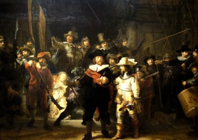 The Night Watch Rembrandt's Most Famous Painting Huge at 12 ft by 14 ft