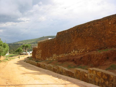 Partial view of the wall of Harar