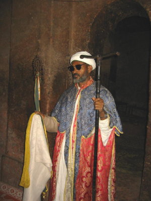 The black staff apparently belonged to King Lalibela himself