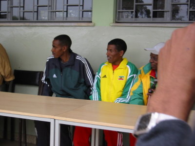 Million Wolde and Haile Gebreselassie