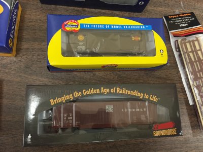 Just a few of the raffle prizes from Athearn.