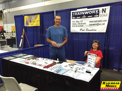 The Sanders' at the Trainworx Booth