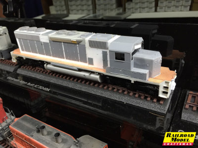 EMD SD40A built from Cannon & Co components by Elizabeth Allen.