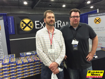 Rob Spangler & Chris at the ExactRail booth