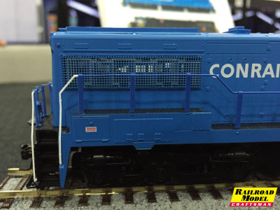 Korea Brass - Dynamic Brake & radiator detail on their HO Plastic RTR U25C