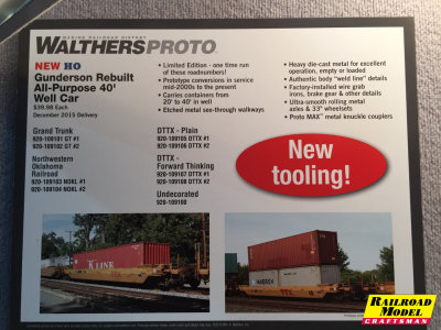 Walthers HO: New 40' well version of their Gunderson All-Purpose Husky Stack Car
