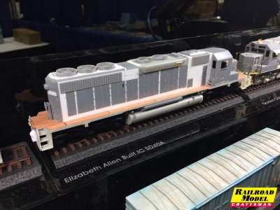 Cannon & Co: EMD SD40A Showcase Model constructed from Cannon components by Elizabeth Allen.