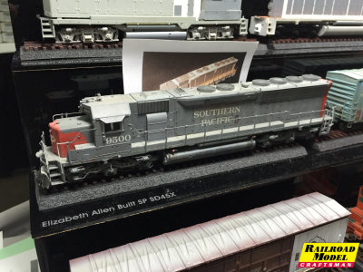Cannon & Co: EMD SD45X Showcase Model constructed from Cannon components by Elizabeth Allen.